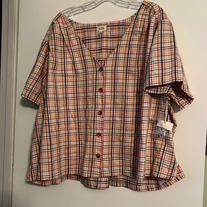 a.n.a. Button Down Top